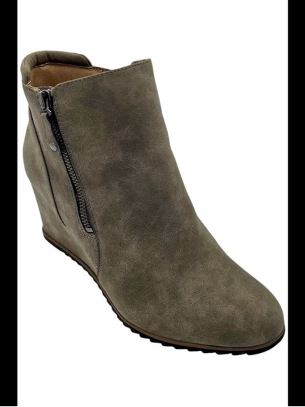 SOUL Naturalizer Suede Wedge Bootie
